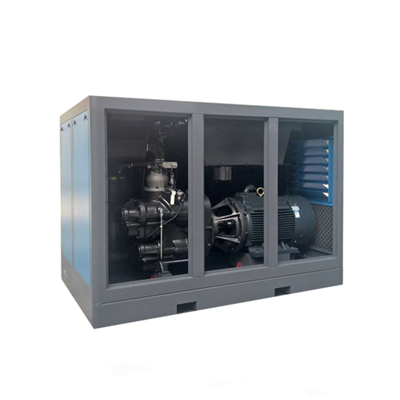 55kw fixed speed two stage screw compressor