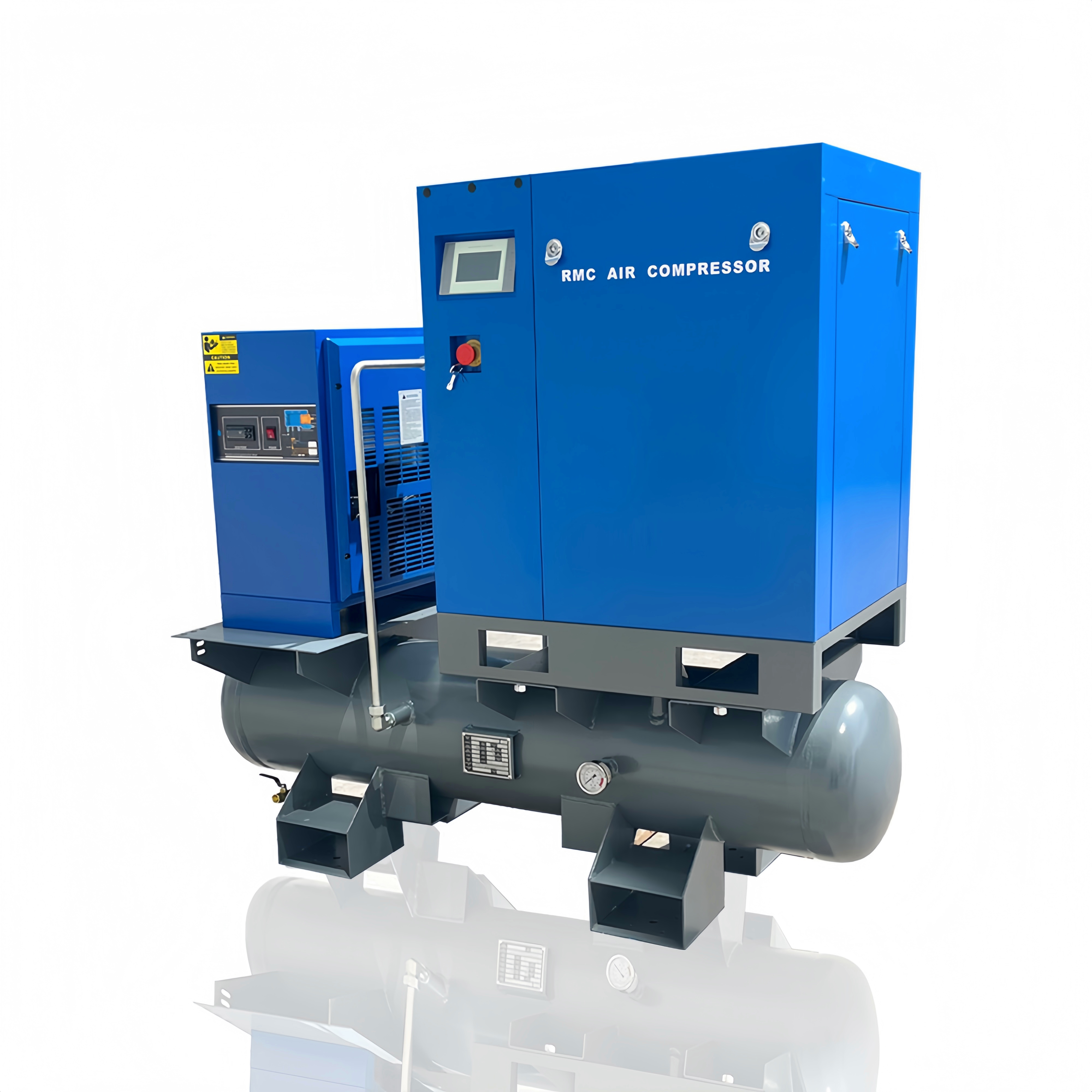 15kw 16bar screw air compressor with rotorcomp airend for laser cutting machine