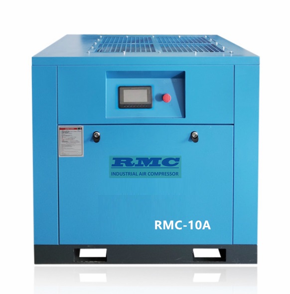 5.5kw belt driven screw air compressor