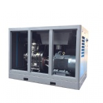 75kw fixed speed two stage screw compressor